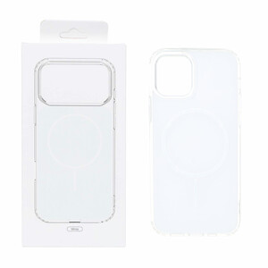 قاب پشت رنگی دور ژله ای با قابلیت شارژ MagSafe مدل Apple iPhone 12 Pro / iPhone 12 - سفید (پک دار)