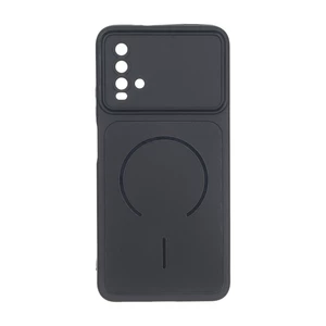 قاب سوزنی طرح مگ سیف دور لنز برجسته Xiaomi Redmi 9T 4G - مشکی