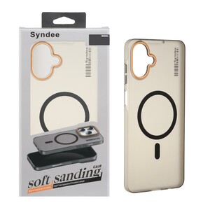 قاب اورجینال Syndee پشت مات MagSafe مدل Samsung Galaxy A07 - مشکی (پک دار )