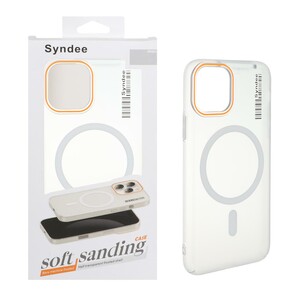 قاب اورجینال Syndee پشت مات MagSafe مدل Apple iPhone 11 Pro - سفید (پک دار )