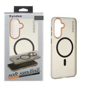 قاب اورجینال Syndee پشت مات MagSafe مدل Samsung Galaxy A56 / A36 - مشکی (پک دار)