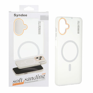قاب اورجینال Syndee پشت مات MagSafe مدل Samsung Galaxy A07 - سفید (پک دار )