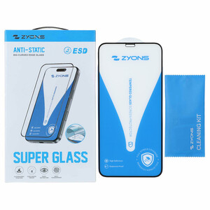 محافظ صفحه نمایش شیشه ای Full Cover ESD Anti Static - Zyons SG مدل Apple iPhone 11 / iPhone XR (پک دار)