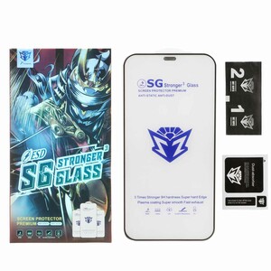 محافظ صفحه نمایش شیشه ای Full Cover Esd-SG مدل iPhone 12 / 12 Pro (پک دار)