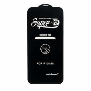 محافظ صفحه نمایش شیشه ای Apple iPhone 12 Mini - Full Cover Super D Mietubl - ESD - مشکی - NTC ORG