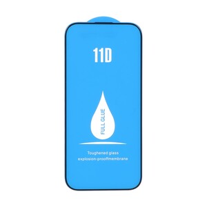 محافظ صفحه نمایش شیشه ای 11D درجه یک NTC - Apple iPhone 17 / iPhone 16 Pro - Full Cover J.C.Comm