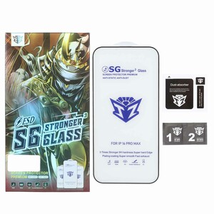 محافظ صفحه نمایش شیشه ای Full Cover Esd-SG مدل Apple iPhone 17 Pro Max / iPhone 18 Pro Max (پک دار)