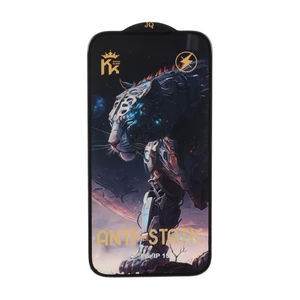 محافظ صفحه نمایش شیشه ای Apple iPhone 16 / iPhone 15 / iPhone 14 Pro - Full Cover Anti Static JQ
