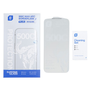 محافظ صفحه نمایش شیشه ای اورجینال بدون حاشیه Lanbi 500CC Max Arc مدل Apple iPhone 17 Pro Max (پک دار)