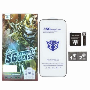 محافظ صفحه نمایش شیشه ای Full Cover Esd-SG مدل Apple iPhone 16 Pro Max (پک دار)