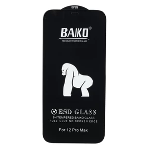 محافظ صفحه نمایش شیشه ای Anti Static - ESD Baiko مدل Apple iPhone 12 Pro Max