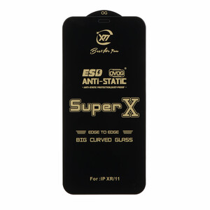محافظ صفحه نمایش آنتی استاتیک Full Cover Super X مدل Apple iPhone 11 / iPhone XR