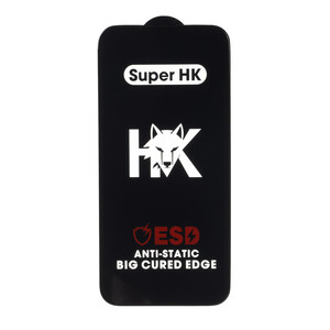 محافظ صفحه نمایش شیشه ای Full Cover ESD Anti Static - Super HK مدل Apple iPhone 13 Pro Max / iPhone 14 Plus