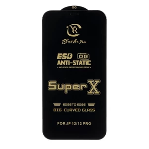 محافظ صفحه نمایش آنتی استاتیک Full Cover Super X مدل Apple iPhone 12 / iPhone 12 Pro
