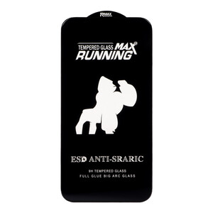 محافظ صفحه نمایش شیشه ای Running Max ESD مدل Apple iPhone 13 / iPhone 13 Pro / iPhone 14 / 16e (بدون پک)