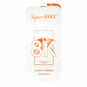 محافظ صفحه نمایش شیشه ای اورجینال بدون حاشیه Super 500CC 8K Biva مدل Apple iPhone 13 Pro Max / iPhone 14 Plus