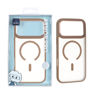 قاب اورجینال WIWU مدل Armor Pro FGG-012 مات MagSafe مدل Apple iPhone 17 Pro / iPhone 18 Pro - صحرایی (پک دار)