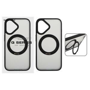قاب اورجینال Magic Mask استند چرخشی Magsafe مدل Apple iPhone 16 - مشکی (پک دار)