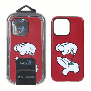 قاب Typhoon دو لایه طرح دار Apple iPhone 15 Pro Max - کد 30 (پک دار)
