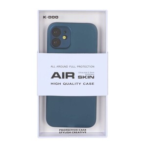 قاب Original KDoo Air Skin مدل Apple iPhone 12 - سرمه ای (پک دار) - NTC