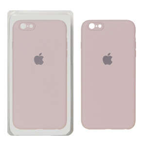قاب سیلیکونی پاک کنی محافظ لنزدار اورجینال Apple iPhone 6 Plus / iPhone 6s Plus - کالباسی (پک دار)