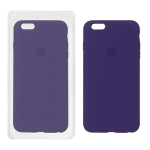 قاب سیلیکونی پاک کنی اورجینال Apple iPhone 6 Plus / iPhone 6s Plus - بنفش (پک اصلی)