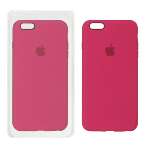 قاب سیلیکونی پاک کنی اورجینال Apple iPhone 6 Plus / iPhone 6s Plus - سرخابی (پک اصلی)