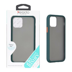 قاب Yesido مات دور رنگی Apple iPhone 11 Pro - سبز (پک دار)