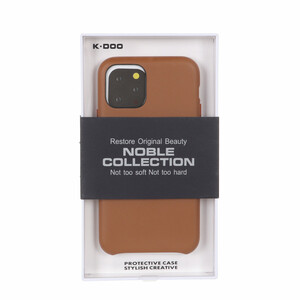 قاب Original KDoo Noble مدل Apple iPhone 11 Pro Max - قهوه ای (پک دار)