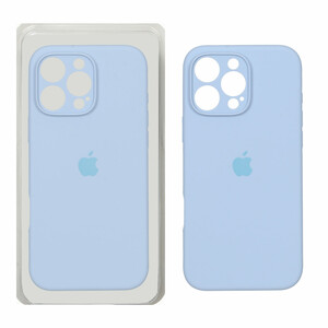 قاب سیلیکونی پاک کنی محافظ لنزدار اورجینال Apple iPhone 16 Pro Max - آبی کبریتی (پک دار) - NTC