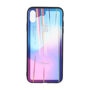 قاب شفاف رنگین کمانی Apple iPhone X Max / iPhone XS Max - طرح 45