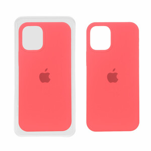 قاب سیلیکونی پاک کنی اورجینال Apple iPhone 12 Mini - صورتی پاستیلی (پک اصلی)