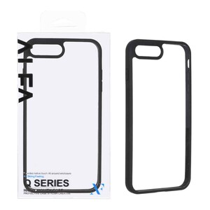 قاب اورجینال Q Series شفاف Alfa مدل Apple iPhone 6 Plus / iPhone 7 Plus / iPhone 8 Plus - مشکی (پک دار)