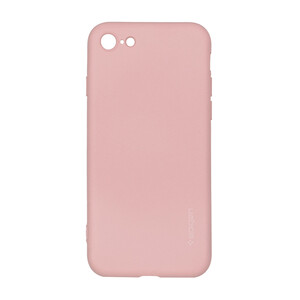 قاب سیلیکونی Spigen محافظ لنزدار Apple iPhone 7 / iPhone 8 / iPhone SE (2020) - صورتی چرک