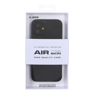 قاب Original KDoo Air Skin مدل Apple iPhone 12 - مشکی (پک دار) - NTC