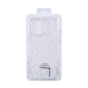 قاب ژله ای شفاف محافظ لنزدار Apple iPhone 16 Pro Max (پک دار)