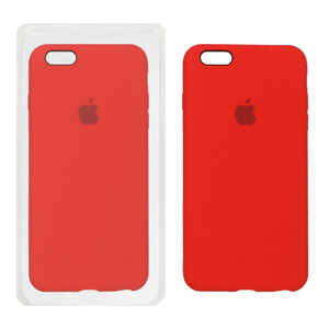 قاب سیلیکونی پاک کنی اورجینال Apple iPhone 6 Plus / iPhone 6s Plus - قرمز (پک اصلی)