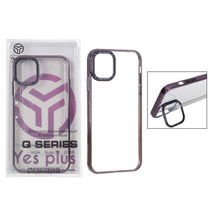 قاب SwitchFlip پشت سخت شفاف محافظ لنز طلقی استندشو Apple iPhone 11 - بنفش (پک دار)