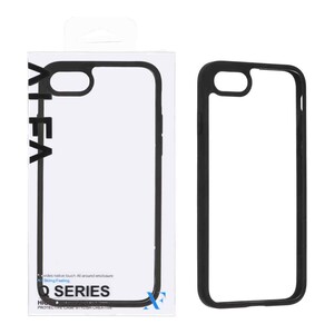 قاب اورجینال Q Series شفاف Alfa مدل Apple iPhone 6 / iPhone 7 / iPhone 8 / iPhone SE (2020) - مشکی (پک دار)