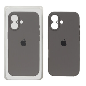 قاب سیلیکونی پاک کنی محافظ لنزدار اورجینال Apple iPhone 16 - خاکستری کد 1 (پک دار) - NTC