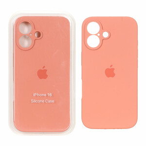 قاب سیلیکونی پاک کنی محافظ لنزدار اورجینال Apple iPhone 16 - گلبهی کد 1 (پک اصلی)