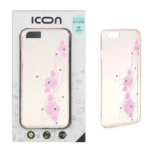 قاب ICON JOY نگین دار Apple iPhone 6 / iPhone 6s - طرح 2 (پک دار)