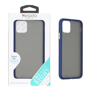 قاب Yesido مات دور رنگی Apple iPhone 11 Pro Max - آبی کاربنی (پک دار)