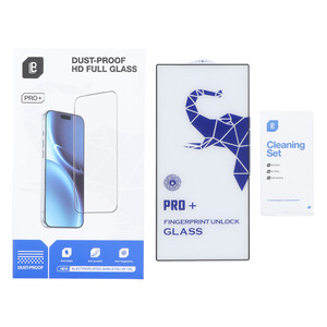 محافظ صفحه نمایش شیشه ای اورجینال Full Cover Anti Static Lanbi Pro Plus مدل Samsung Galaxy S26 Ultra (پک دار)