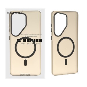 قاب اورجینال Magic Mask مات دور لنز آلومینیومی MagSafe مدل Samsung Galaxy S26 Ultra - مشکی (پک دار)