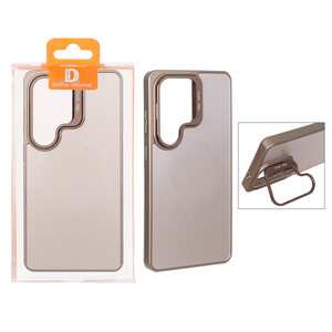 قاب اورجینال PVD Case Pro استندشو MagSafe مدل Samsung Galaxy S26 Ultra - قهوه ای (پک دار)