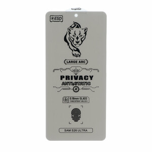 محافظ صفحه نمایش شیشه ای YongPoly 360 ESD Privacy بدون حاشیه Samsung Galaxy S26 Ultra