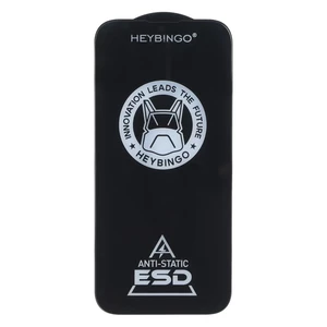 محافظ صفحه نمایش شیشه ای Full Cover HeyBingo ESD Anti Static مدل Apple iPhone 15 Pro