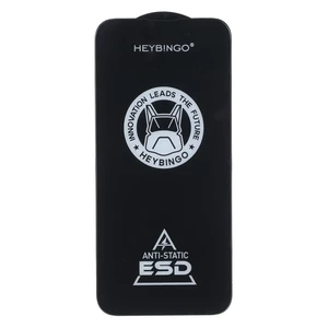 محافظ صفحه نمایش شیشه ای Full Cover HeyBingo ESD Anti Static مدل Apple iPhone 15 Pro Max