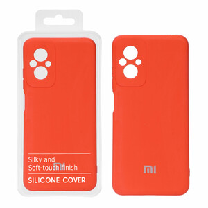 قاب نیو سیلیکون محافظ لنزدار RFF مدل Xiaomi Poco M5 - نارنجی (پک دار)